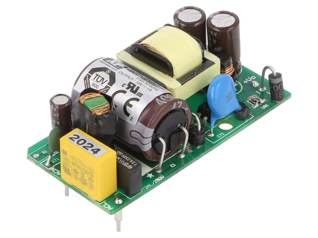 Voedingseenheid: schakelende; 15W; 120÷370VDC; 85÷264VAC; OUT: 1 Voedingseenheid: schakelende; 15W; 120÷370VDC; 85÷264VAC; OUT: 1